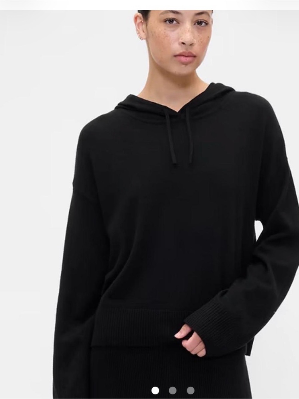 GAP CashSoft Black Hoodie